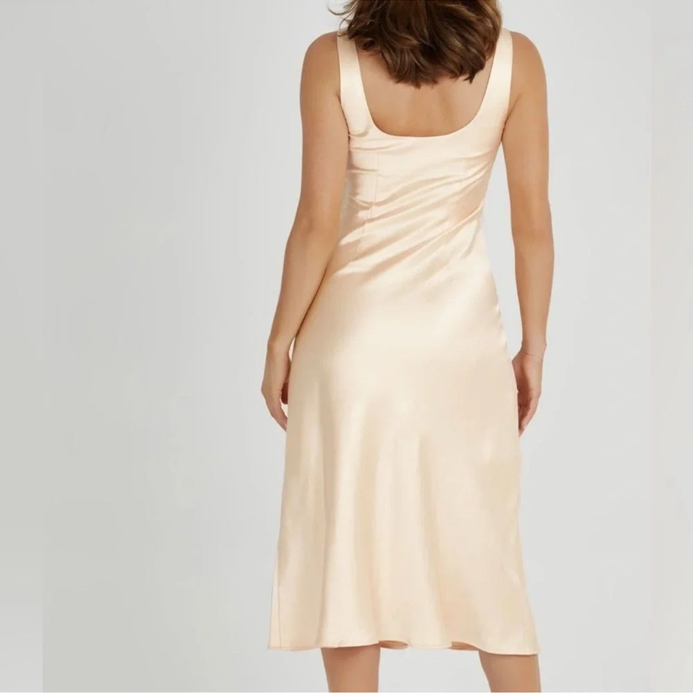 Meshki Slip Dress - Apricot - Picture 3 of 3